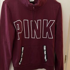 PINK Victoria's Secret Burgundy Hoodie
